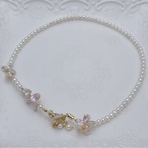 X286 Handmade Freshwater Baroque Pearl Necklace